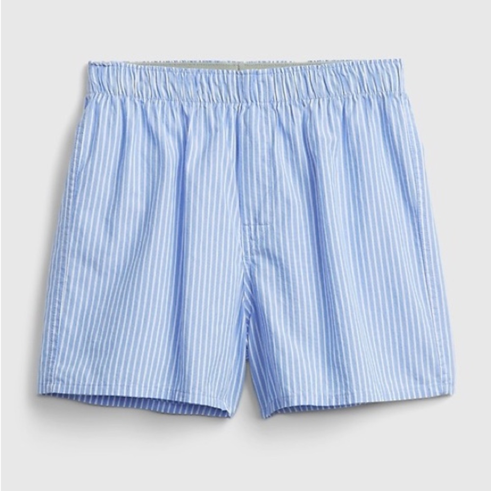 GAP Light Blue Striped Men's Boxers